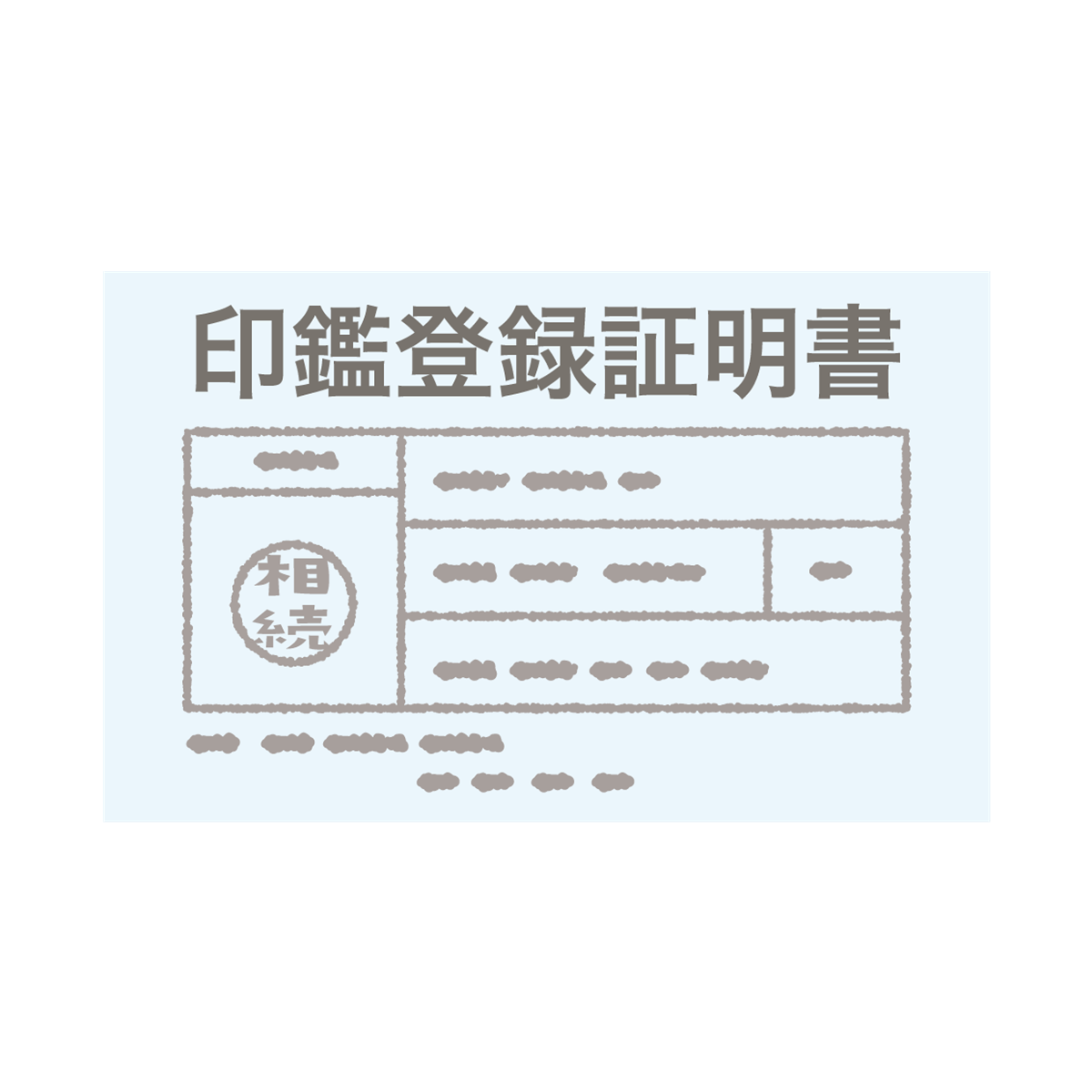 印鑑登録証明書