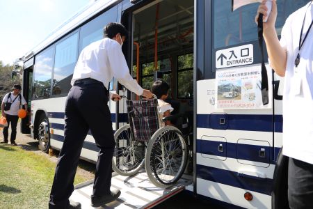 車いすでも乗車出来ます