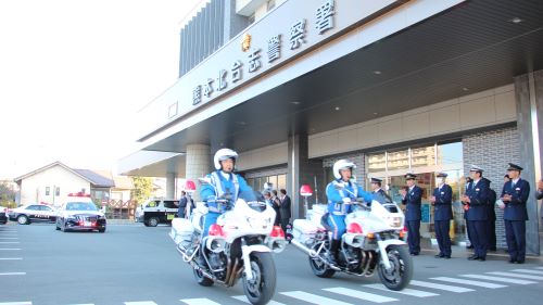 パトロール活動に出発