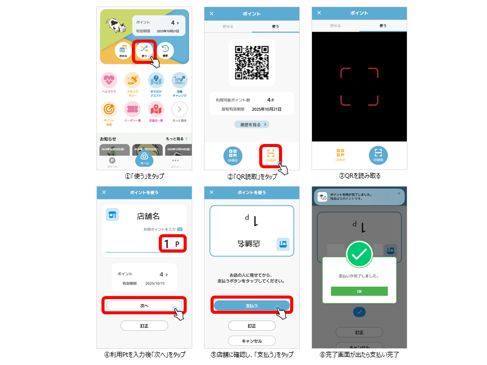 ポイントの使い方