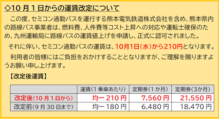 運賃改定
