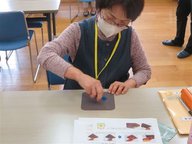 脳トレの様子です。
