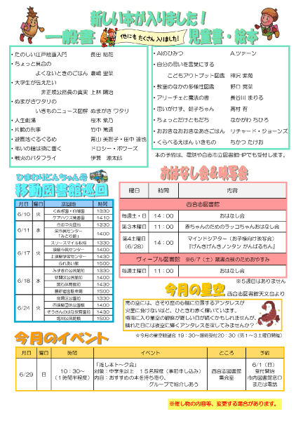 図書館だより6月号2ページ