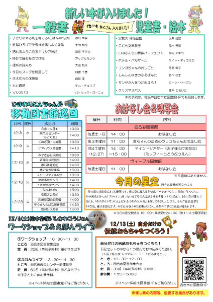 図書館だより12月号2ページ