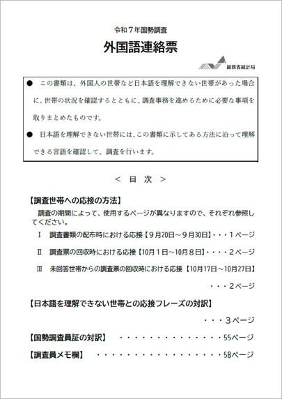 外国語連絡票1
