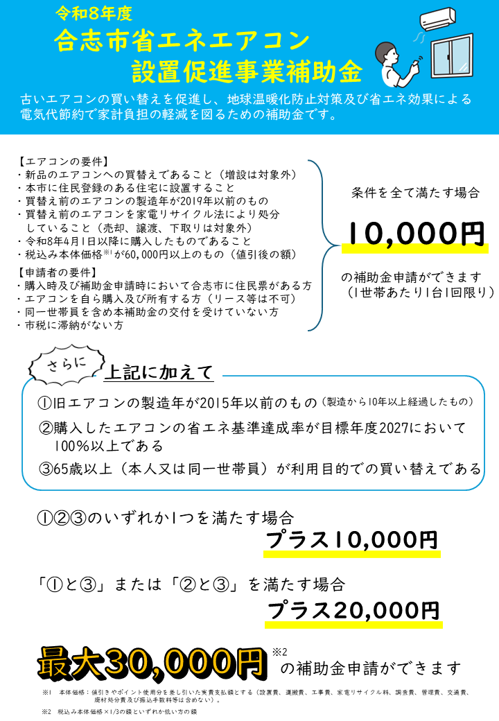省エネエアコンチラシ
