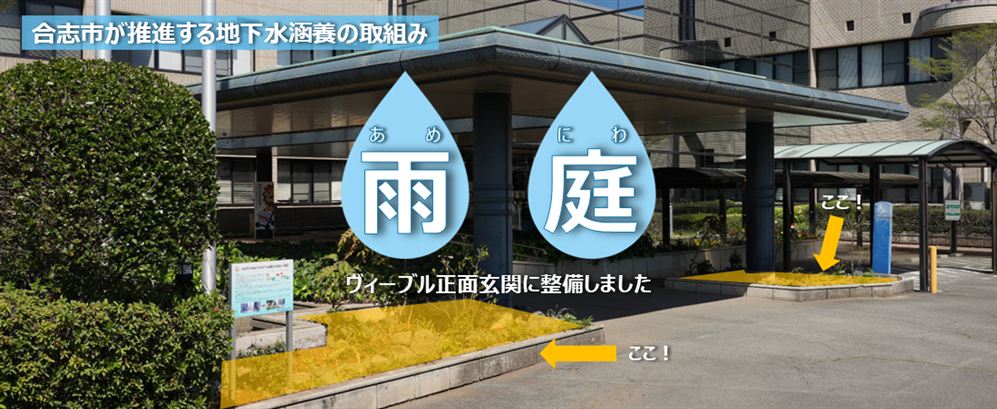 ヴィーブルに雨庭を整備しました