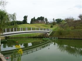 寛永堀橋と竹迫城跡公園