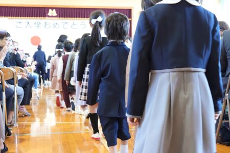 南ヶ丘小学校入学式