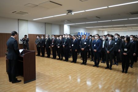 仕事始め式の様子