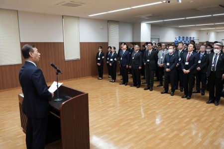 『令和8年度仕事始め式』の様子